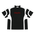 Unisex Color Block V-Neck T-Shirt