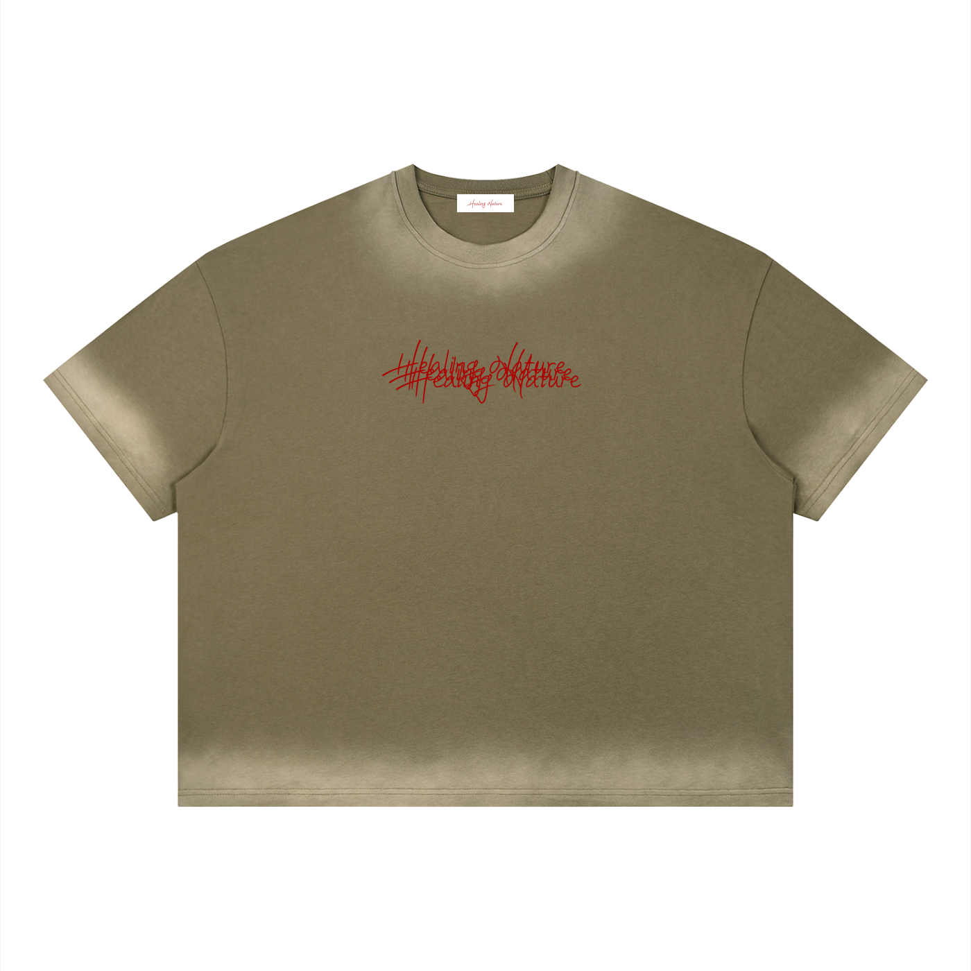 Unisex Boxy Sunfade Vintage Wash T-Shirt