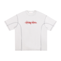 Streetwear Contrast-Stitched Cotton T-Shirt