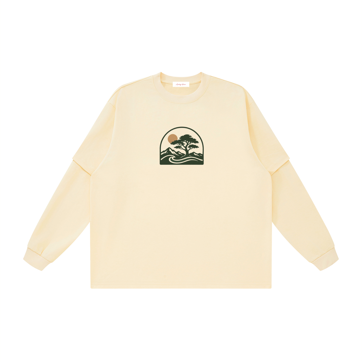 Unisex Layered Oversized T-Shirt